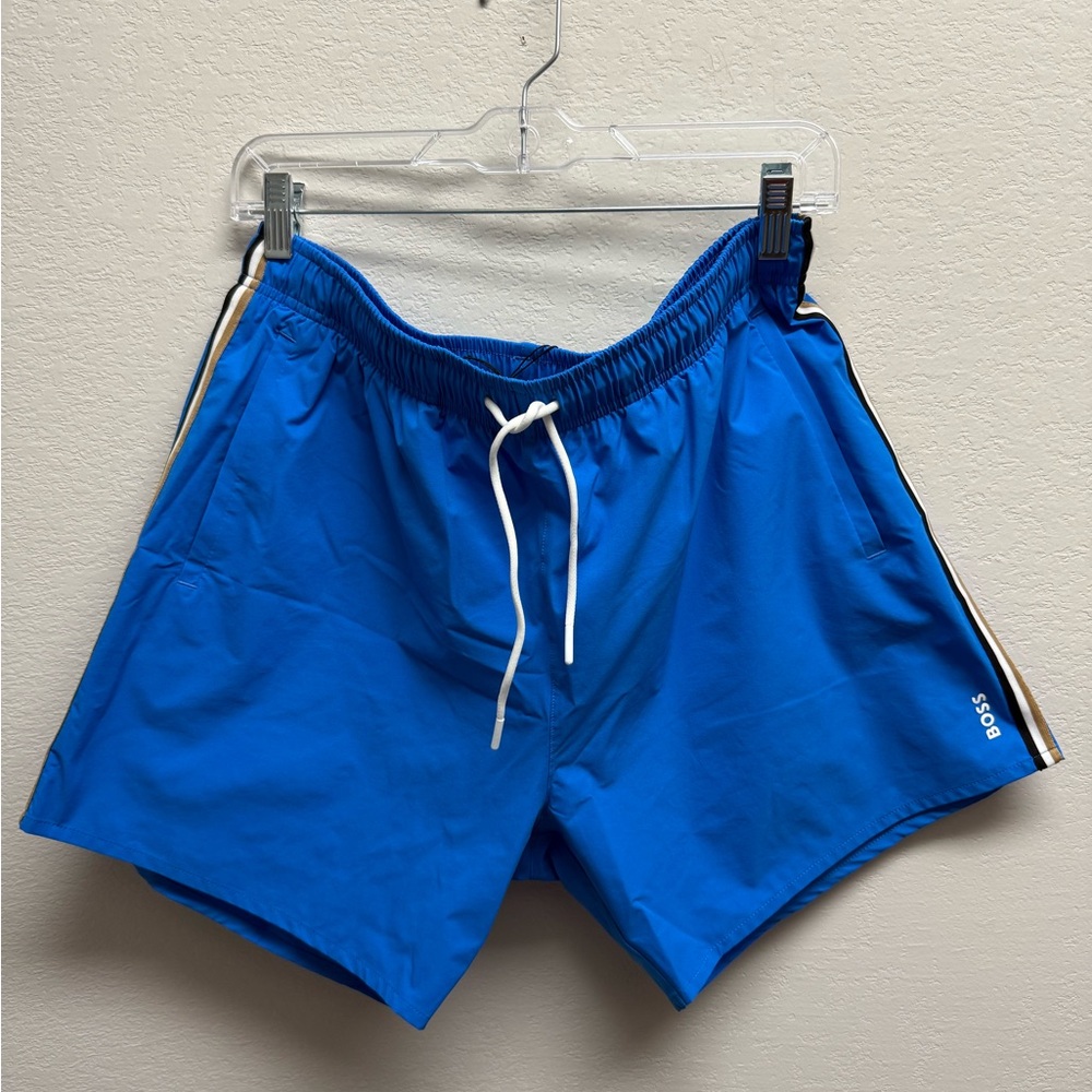 BOSS Drawstring Logo Swimming Trunks